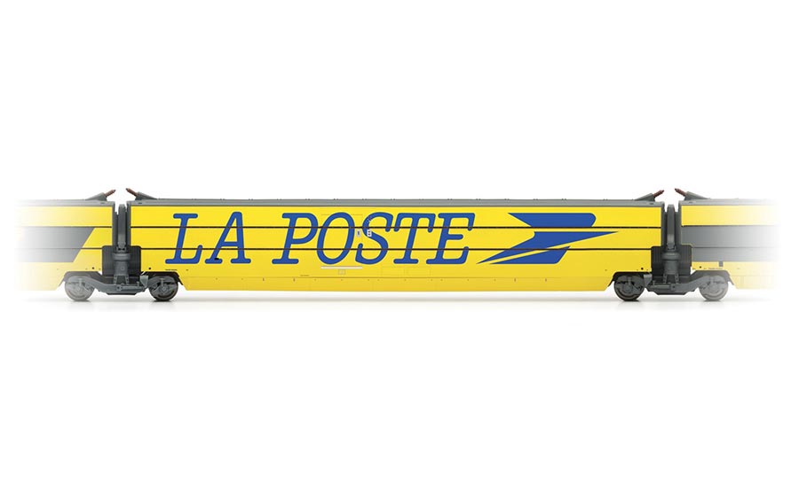 JOUEF TGV La Poste, intermediate car with logo HO SCALE - item HJ4119