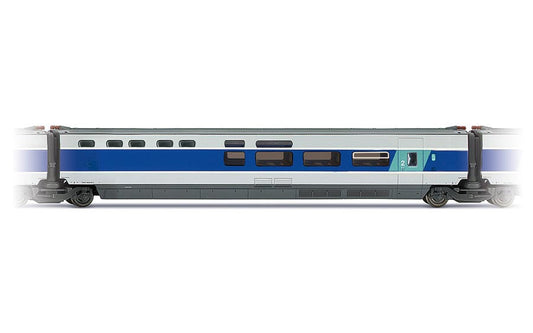 JOUEF TGV Sud Est, SNCF Bar coach - Blue and grey HO SCALE - item HJ4117