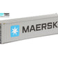 1:87 Scale MAERSK 40 foot shipping container