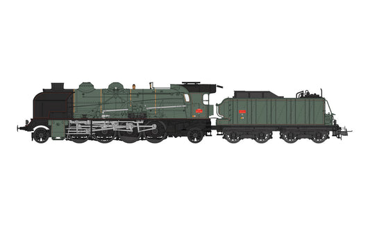 REE Modeles Steam locomotive 5-141 E 388 - SNCF CLERMONT - Sound+Smoke item MB-051-S