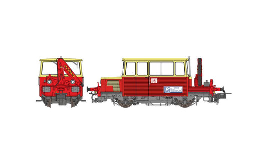 REE MODELES - 1:87 Diesel loco Draisine DU65 WEST with a crane - item MB-109