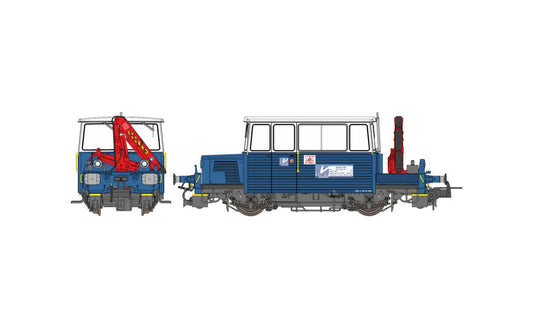 REE MODELES - 1:87 Diesel loco Draisine DU65 SOUTH-EAST with a crane - item MB-110