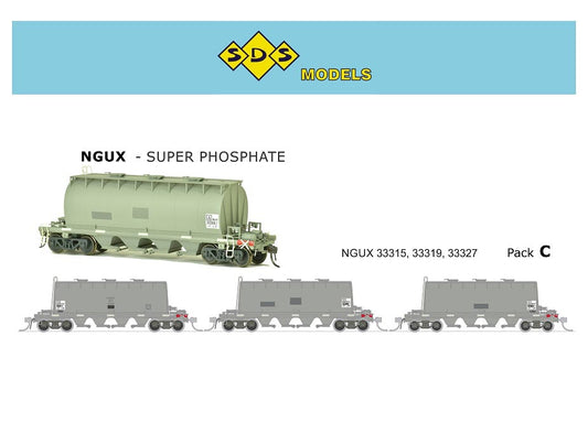 SDS MODELS 1:87 NSWGR NGUX - SUPER PHOSPHATE Pack C