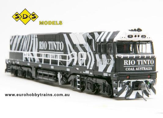 SDS MODELS 1:87 NR Class locomotive NR 122 Rio Tinto Proposed - DCC with Sound