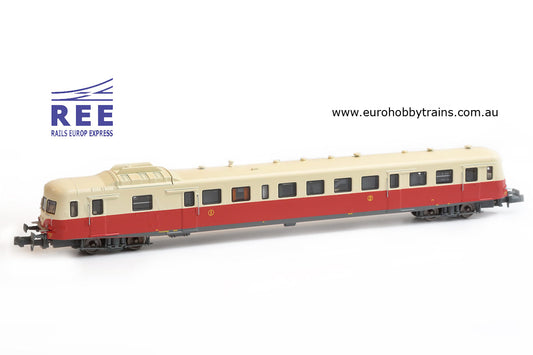 REE MODELES 1:160 Autorail CAEN Cream rooftop Ep.IV item NW-040