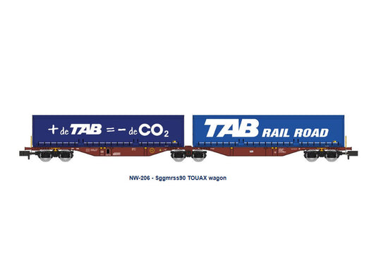 REE MODELES 1:160 Mobile Cash Register freight wagons - item NW-206