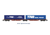 REE MODELES 1:160 Mobile Cash Register freight wagons - item NW-206