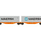 REE MODELES - Flat Car with containers MAERSK + MAERSK