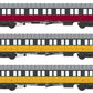 REE MODELES 1:87 set of 3x South Easter PLM metallic carriages - item VB-421