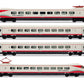 RIVAROSSI 187 Italian high speed train ETR 460 Frecciabianca item HR2962