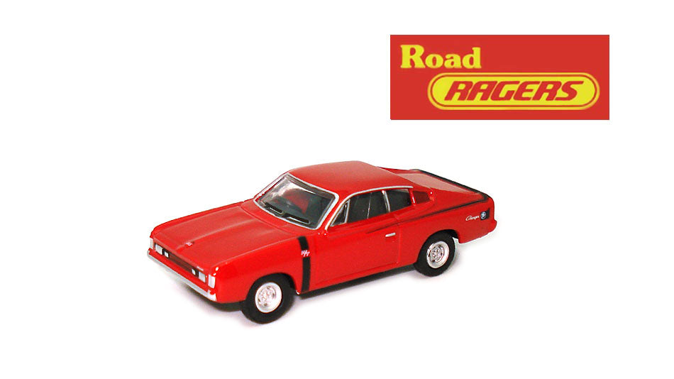 ROAD RAGERS HO 1:87 - 1972 Valiant Charger PMG red