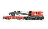 ROCO 1:87 Crane car with barrier car, DB AG item 56240