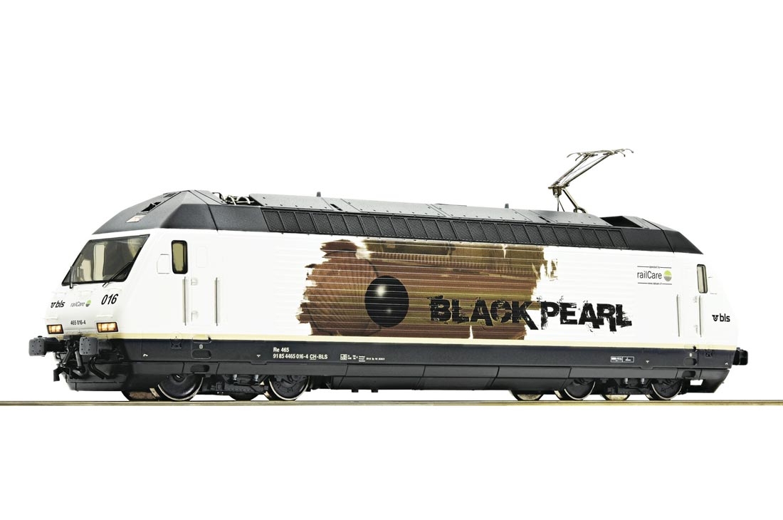 ROCO 1:87 Electric locomotive 465 016 "Black Pearl", BLS item 73276