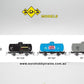 SDS MODELS 1:87 Victorian Railways 4 wheel rail tank cars 1970/80s Pack D