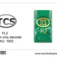 TCS DCC - FL2 Function only decoder SKU-1002