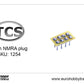 TCS DCC - CB 8-pin NMRA plug SKU-1254