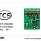 TCS DCC - EU621X - 21pin connector decoder SKU-1344