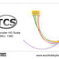 TCS DCC - M4P-3.5" decoder with harness - 8pin NMRA plug SKU: 1392