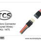 TCS DCC 4-Pin Micro Connector (coloured wires) SKU-1475