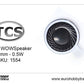 TCS DCC - 20mm Round WOWSpeaker 0.5W SKU-1554