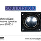 SOUNDTRAXX 28mm Square Mega Bass Speaker item 810131