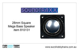 SOUNDTRAXX 28mm Square Mega Bass Speaker item 810131