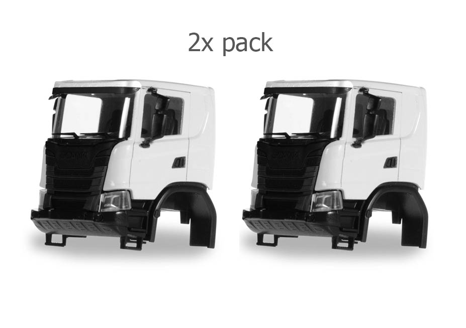 HERPA 1:87 Two pack Scania CG17 driver's cabin, Kit - item 084949