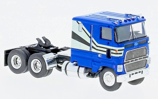 BREKINA 1:87 1978 Ford CLT 9000, blue with stripes - item 85855