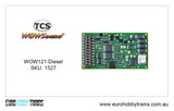 TCS DCC – WOWSound 121 diesel SKU 1527