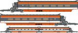 REE MODELES 1:87 TGV PSE Original Train No. 29, Add-on 2 car set - Item TGV-003