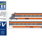 REE MODELES 1:87 TGV PSE Original Train No. 5 SNCF Ep. IV. 2 car add-on carriages - Item TGV-007