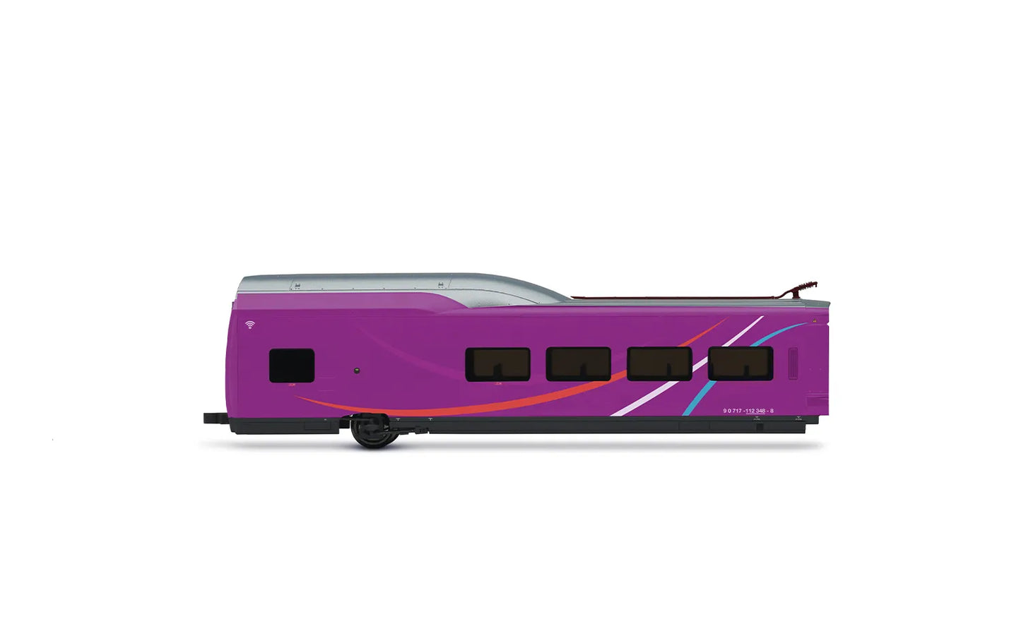 ELECTROTREN 1:87 RENFE 5 car high-speed train "AVLO", purple livery, with DCC sound - item HE2031S