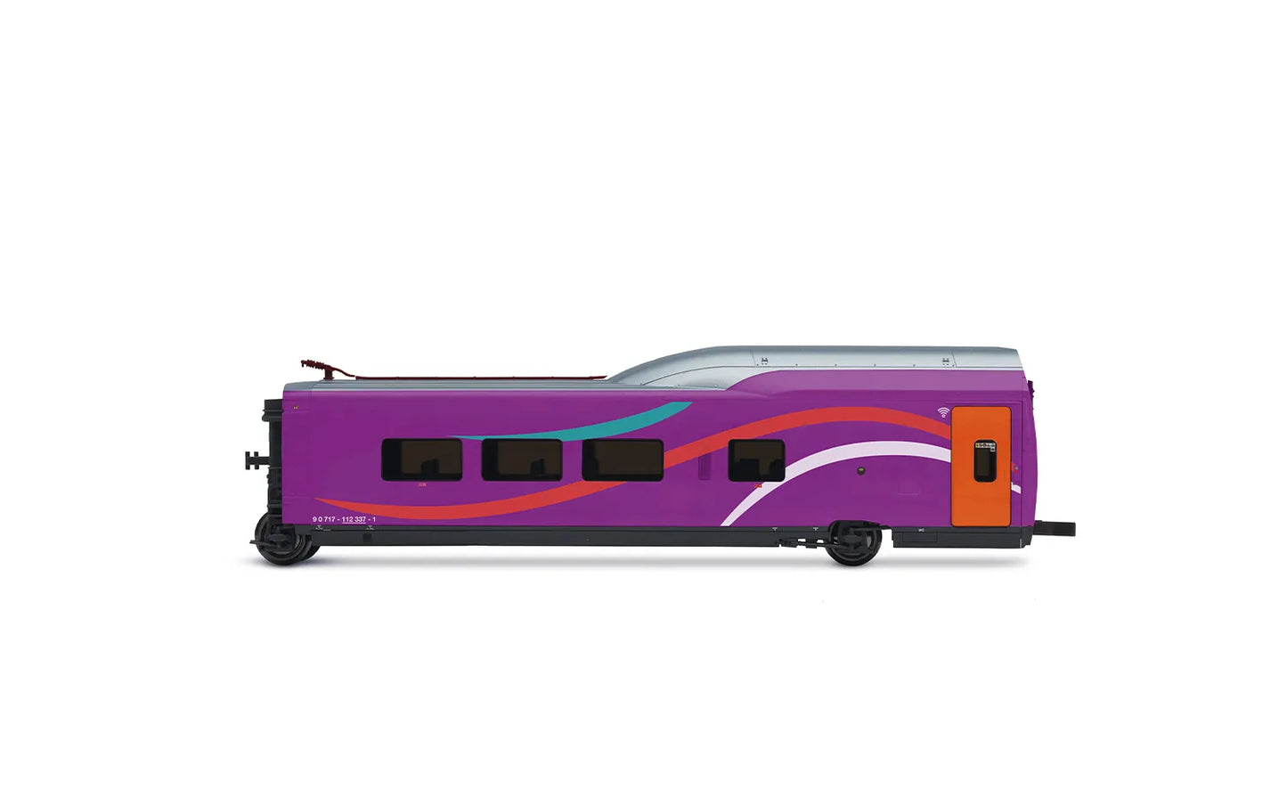 ELECTROTREN 1:87 RENFE 5 car high-speed train "AVLO", purple livery, with DCC sound - item HE2031S