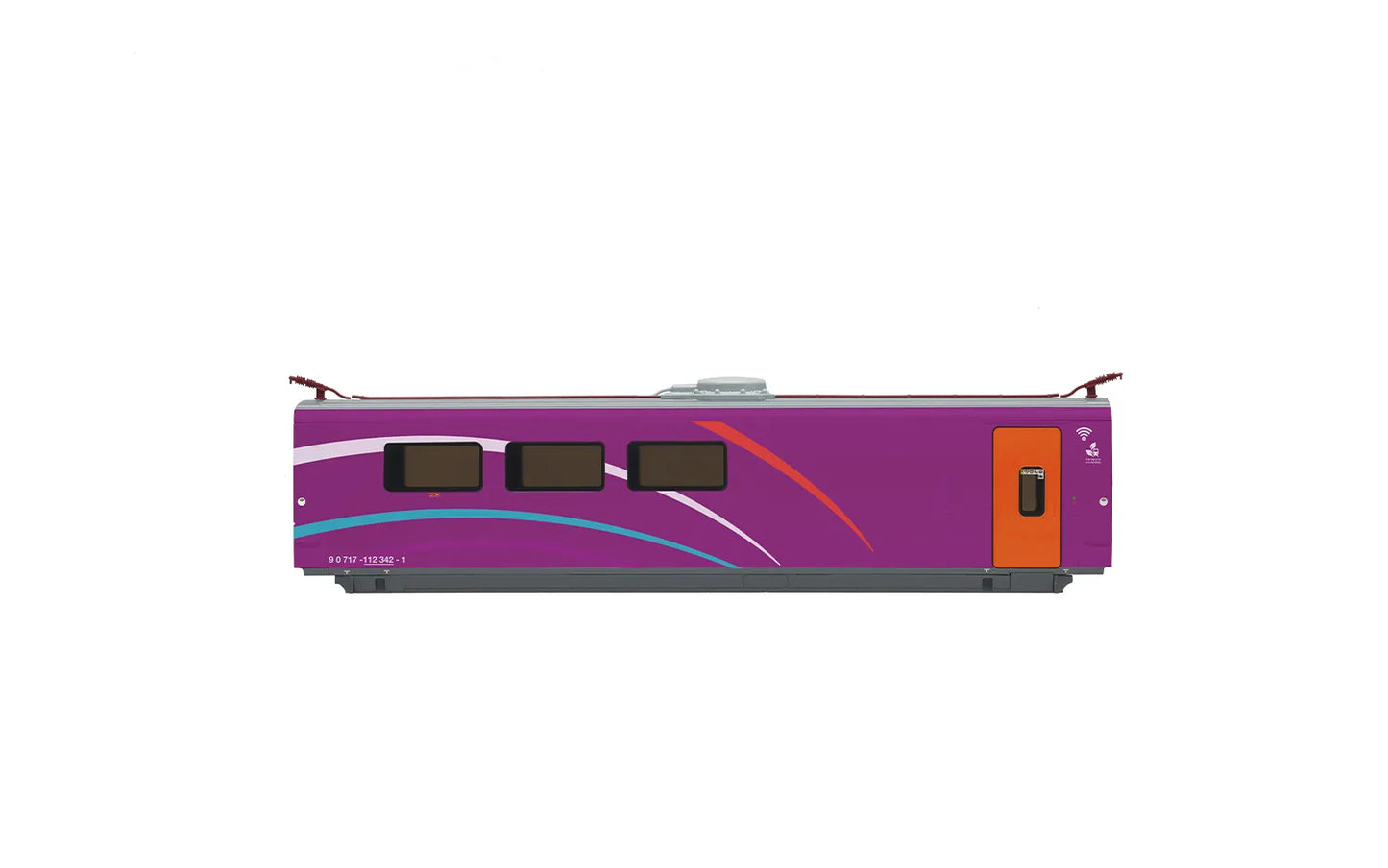 ELECTROTREN 1:87 RENFE 5 car high-speed train "AVLO", purple livery, with DCC sound - item HE2031S