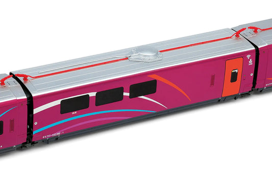 ELECTROTREN 1:87 RENFE 5 car high-speed train "AVLO", purple livery, with DCC sound - item HE2031S