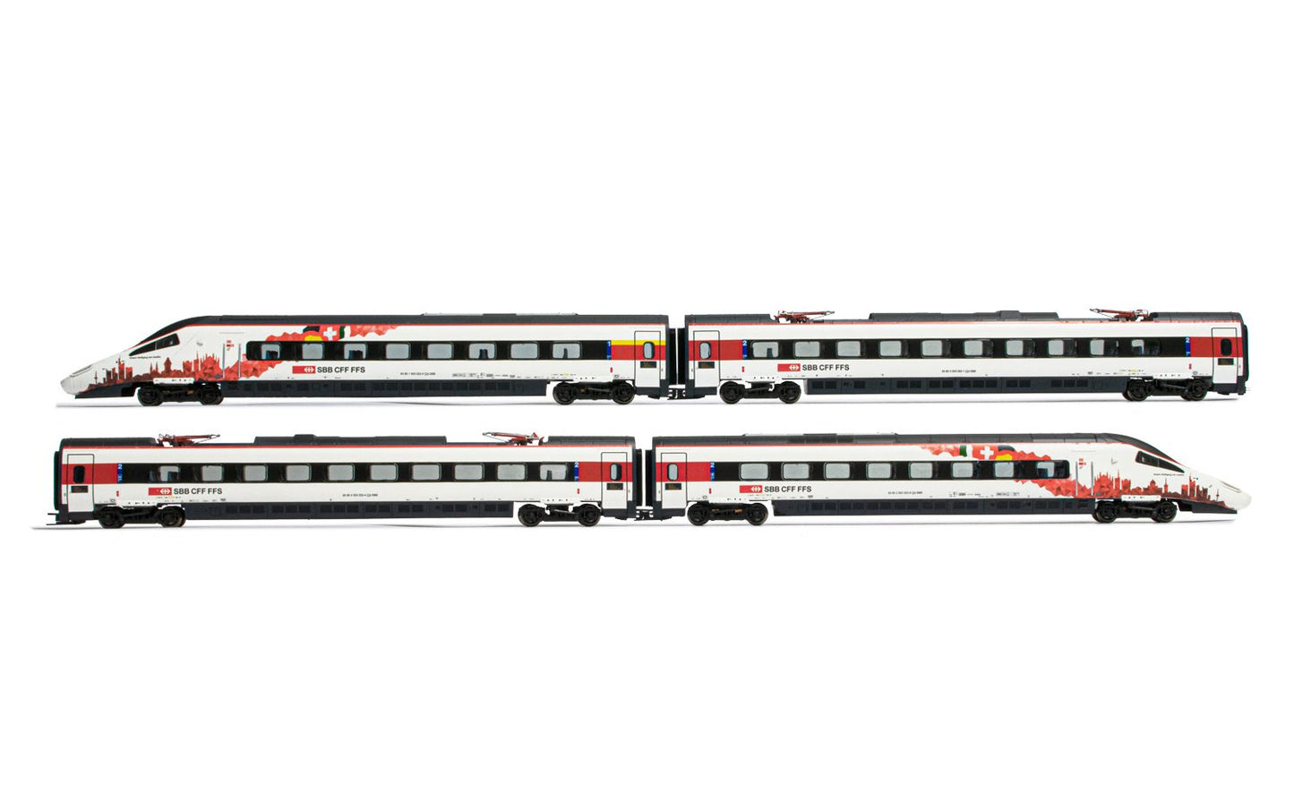 LIMA EXPERT 1:87 SBB, 4-unit base set EMU class RABe 503- item HL1671