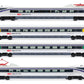 RIVAROSSI 1:87 Italian high speed train ETR 470, silver/blue stripe - item HR2964