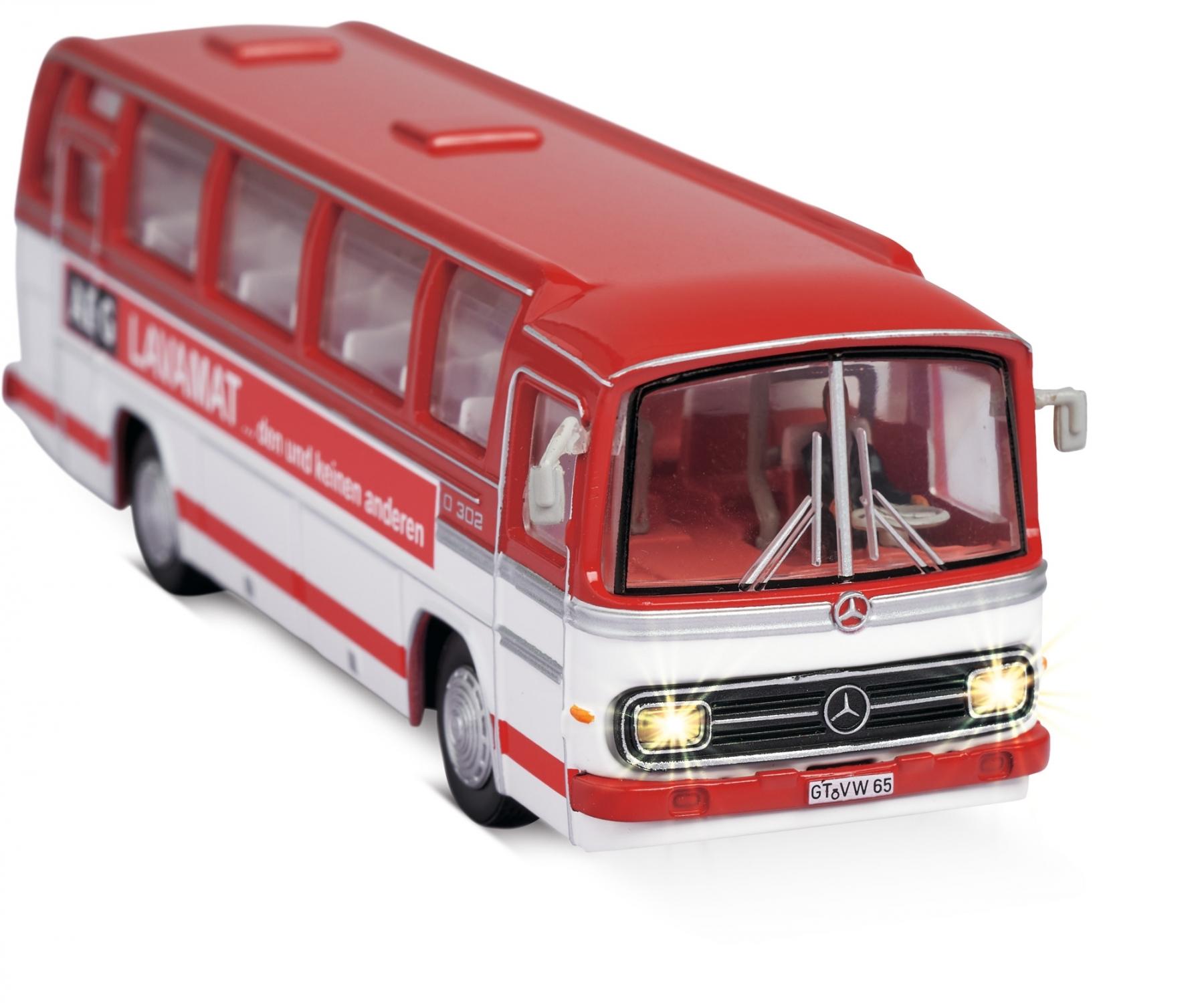 CARSON 1:87 Remote control MB Bus O 302 2.4GHz, red/white – item 4144