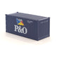 1:160 P&O 20 foot Freight shipping container