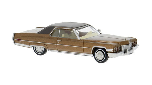 BREKINA 1:87 Cadillac Coupe deVille, metallic brown/dark brown 1972 - item 18130