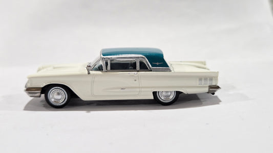 BREKINA 1:87 Ford Thunderbird Convertible, white/aqua blue 1960 - item 18200