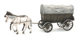 ARTITEC 1:87 Covered wagon with 2 horses - item 387.285