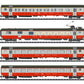 MINITRIX 1:160 Swiss Express Train Car Set - item 18720