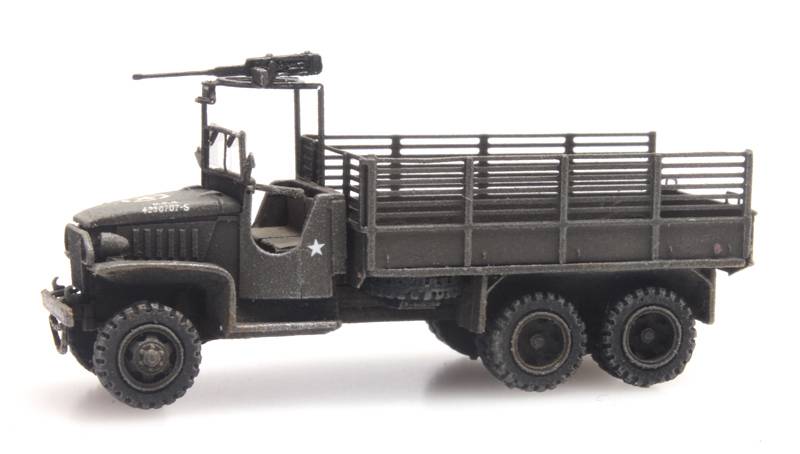 ARTITEC 1:160 GMC truck 353 cargo with MG - item 6160079