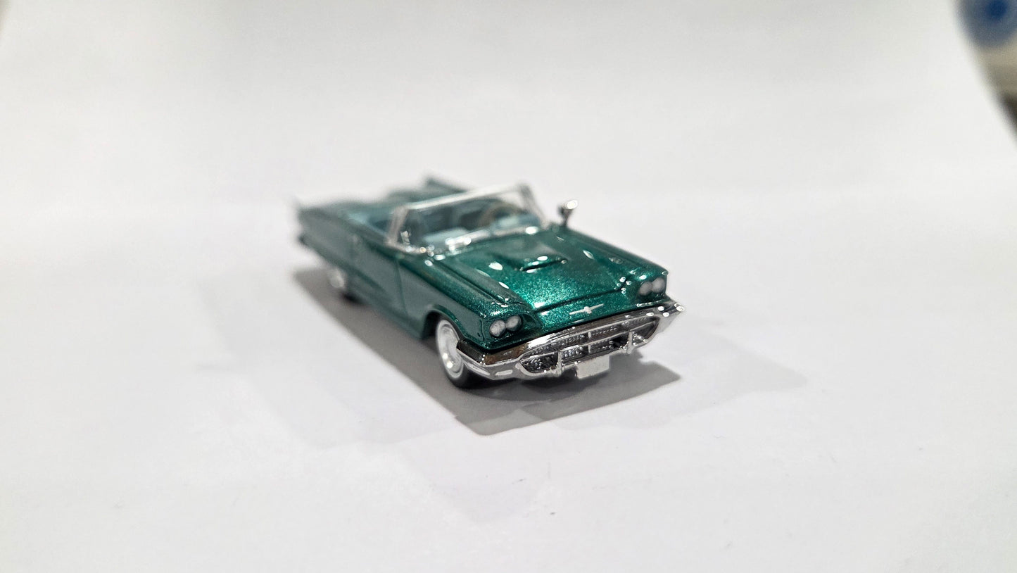 BREKINA 1:87 Ford Thunderbird Cabriolet, metallic-green 1960 - item 18201