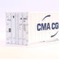 1:87 Scale CMA-CGM 20 foot refrigerated shipping container