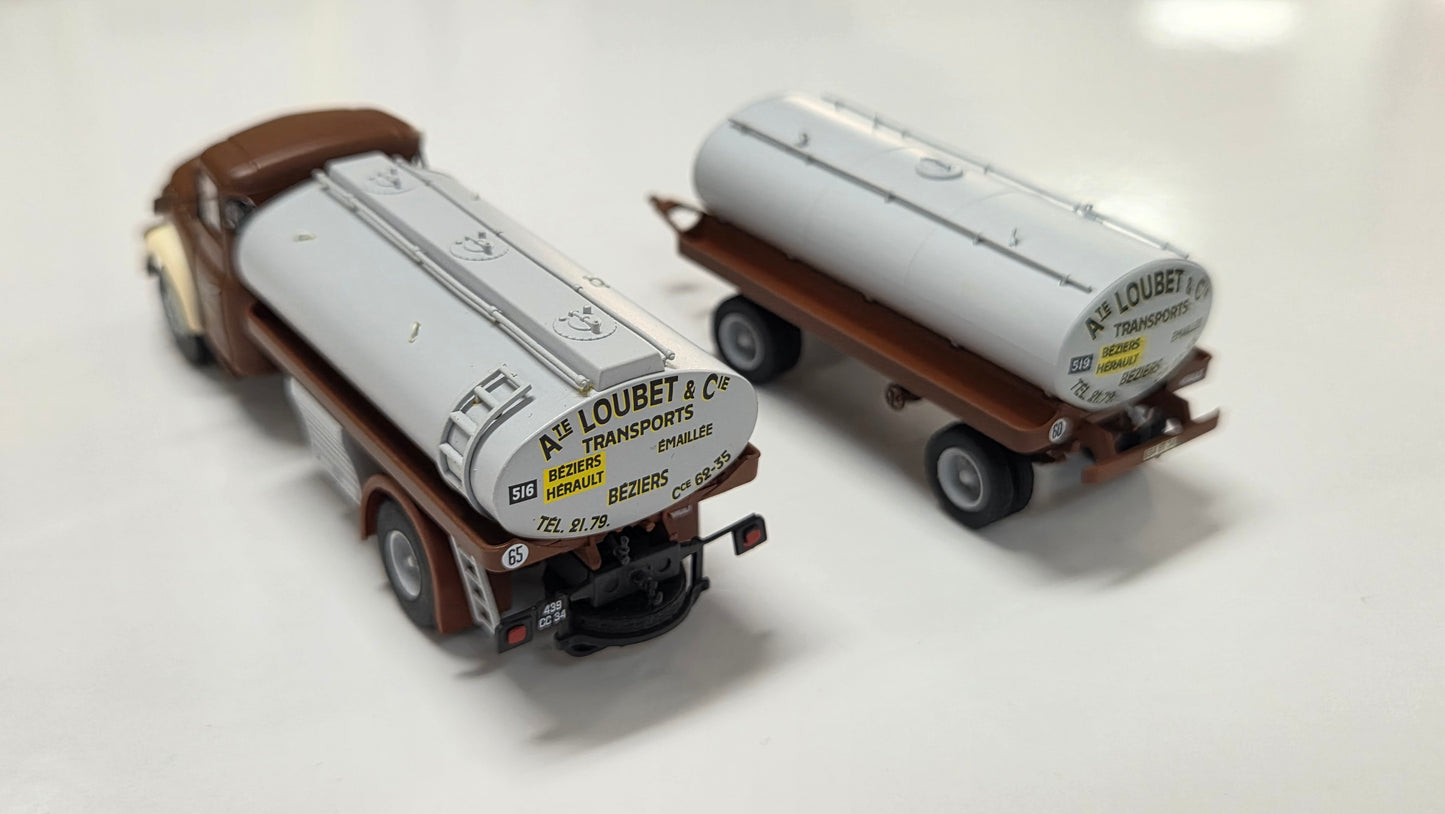 REE MODELES 1:87 Willeme wine tanker with trailer - item CB-071