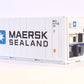 1:87 Scale MAERSK SEALAND 20 foot refrigerated shipping container