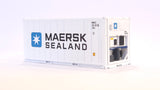 1:87 Scale MAERSK SEALAND 20 foot refrigerated shipping container