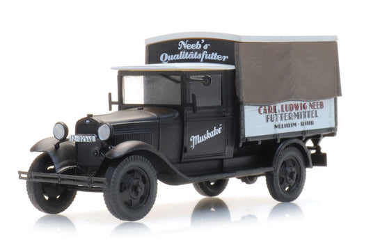 ARTITEC 1:87 Ford Model AA with cover Muskator - item 387.501